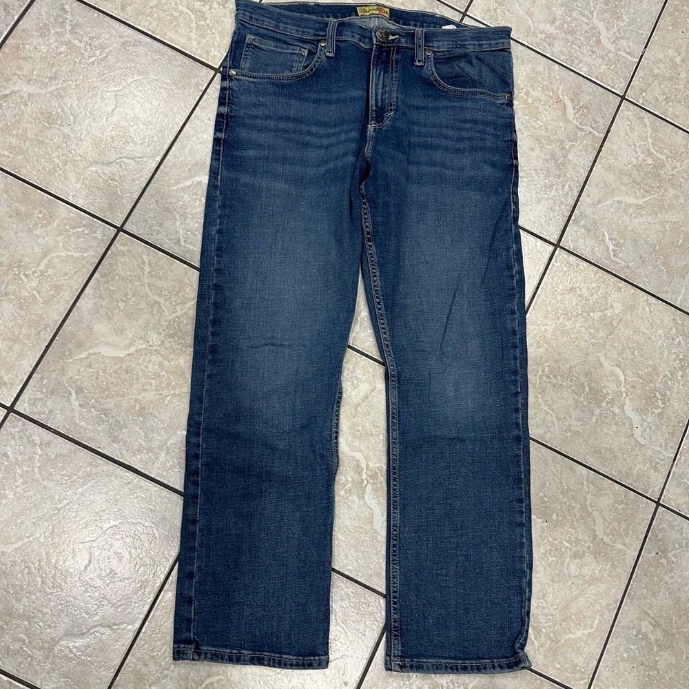 Wrangler 20X Men's Blue Straight-Leg Jeans